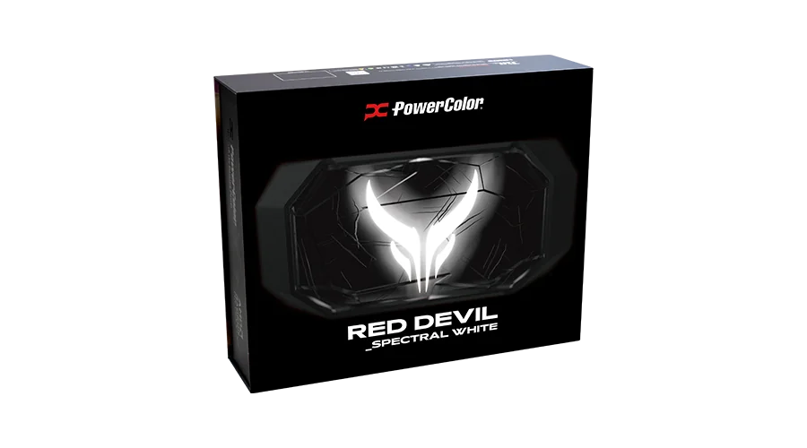 POWERCOLOR Red Devil Spectral White AMD Radeon RX 9070 XT 16GB GDDR6