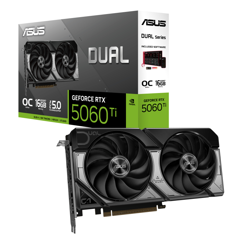 ASUS Dual GeForce RTX 5060 Ti 16GB GDDR7 OC Edition