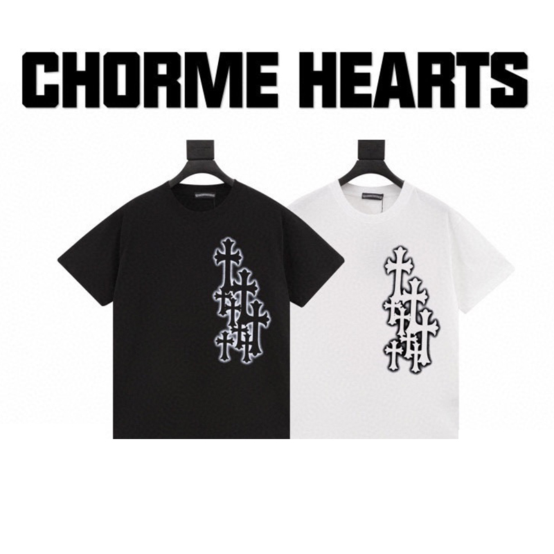 クロムハーツ Chrome Hearts  2色 Tシャツ 半袖 メンズ＆レディース