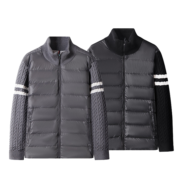 モンクレール Moncler パッチワーク編み ダウンコート ダウンジャケット メンズ レディース