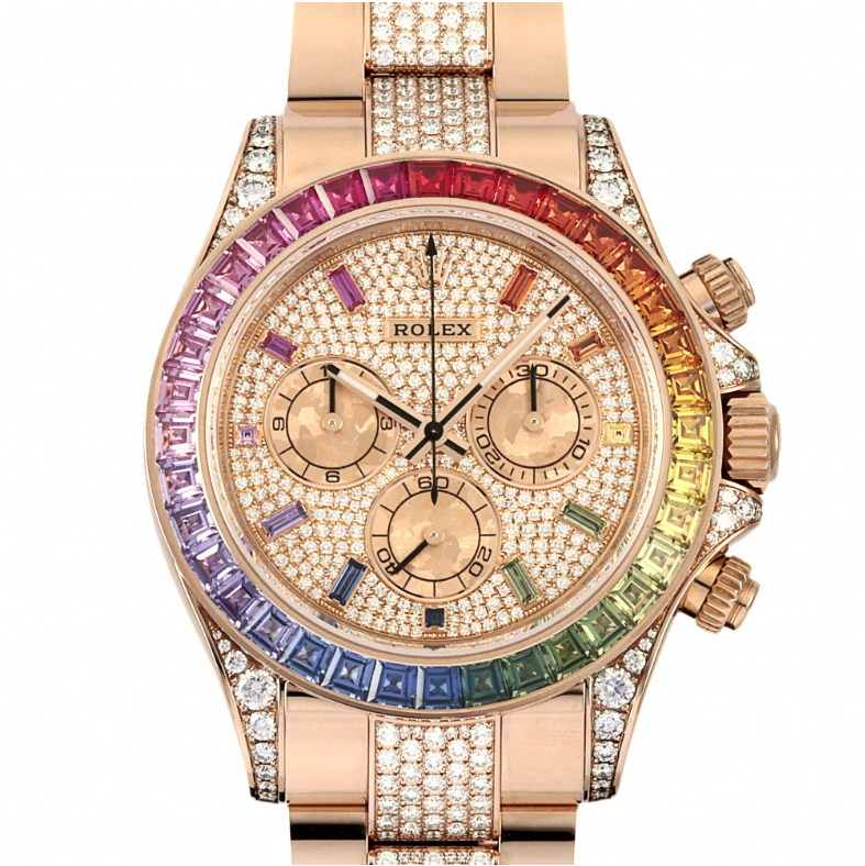 ROLEX ロレックス 腕時計 デイトナ レインボー 全面ダイヤ ブレスダイヤモンド 116595RBOW