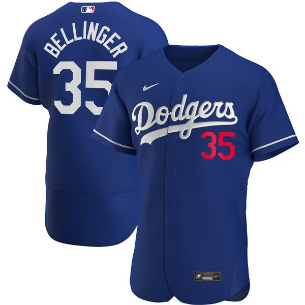 MLB ドジャース ユニフォーム レプリカジャージ ナイキ/Nike ブルー 35#コディ・ベリンジャー
