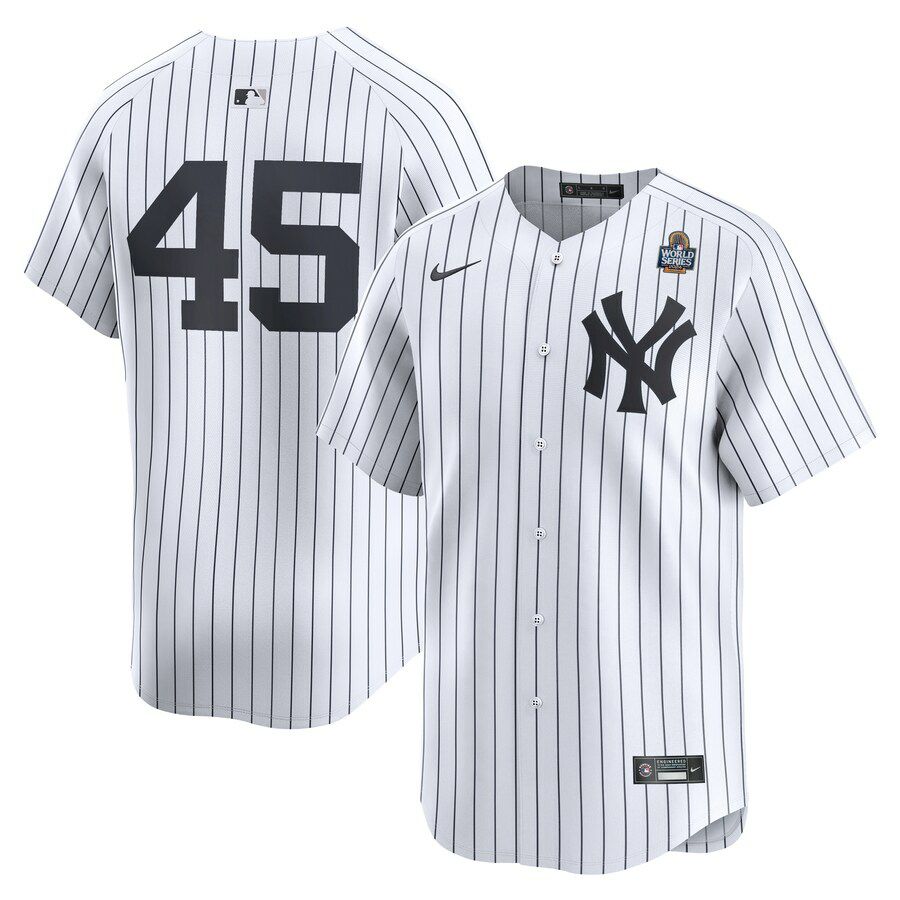 MLB ゲリット・コール ヤンキース ユニフォーム 2024 ワールドシリーズ進出記念 リミテッド Jersey ナイキ/Nike ホーム #45