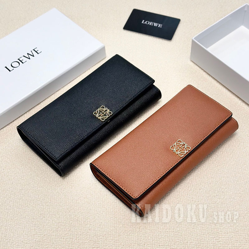 ロエベ LOEWE レザー 長財布 3色 レディース