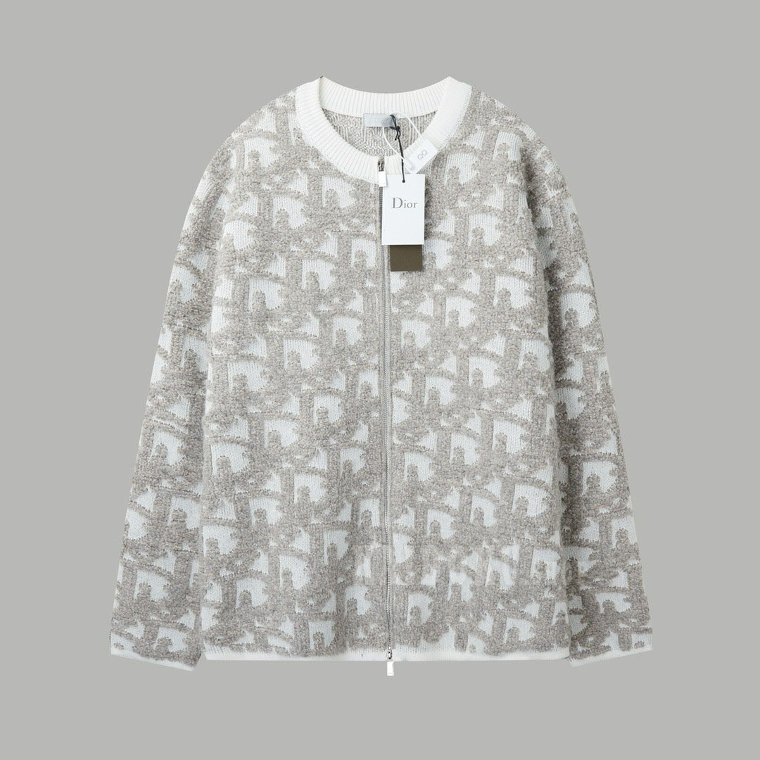 Dior スーパーコピー モノグラム ニット カーディガン