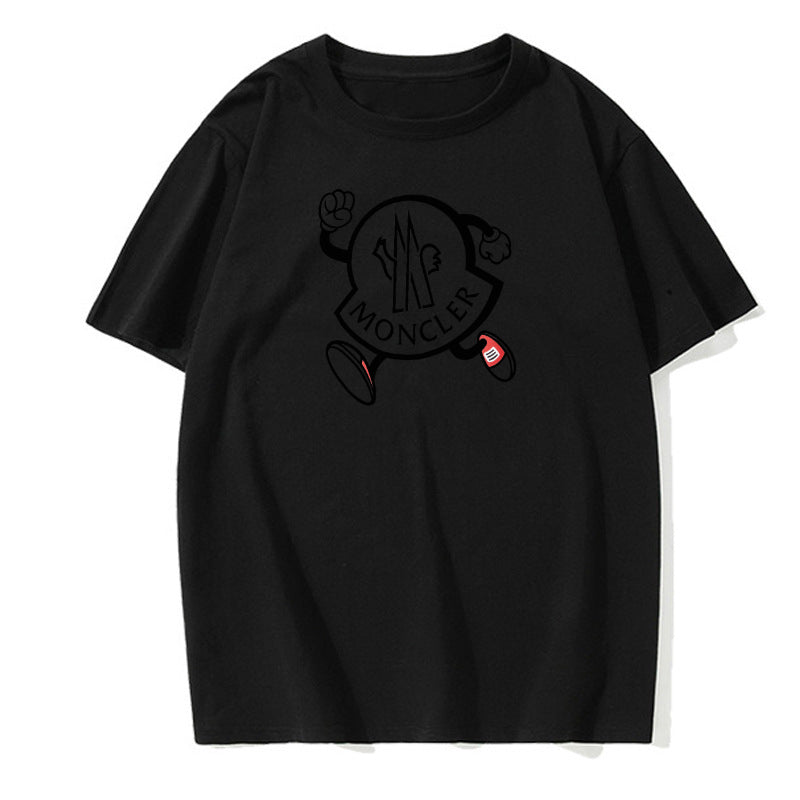 MONCLER Tシャツ 白 黒 無地