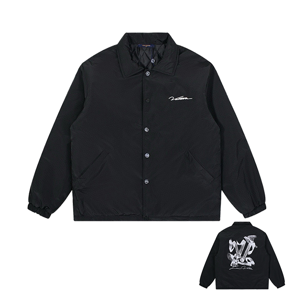 ルイ・ヴィトン（LOUIS VUITTON）中綿 ジャケット 暖かい コートアウター 防寒 メンズ