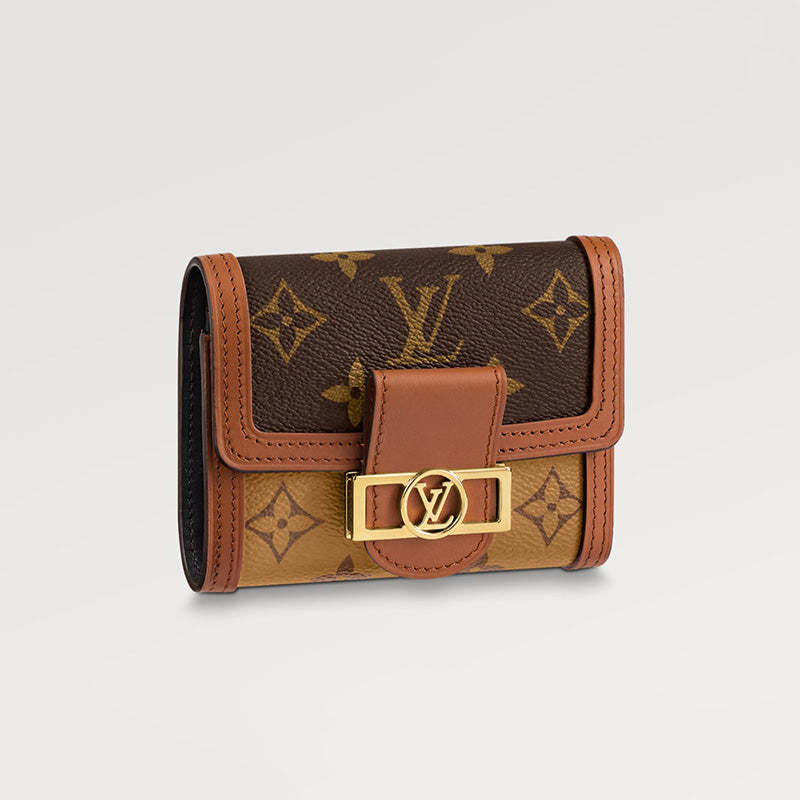 LOUIS VUITTON ポルトフォイユ･ドーフィーヌ コンパクトRef:M68725 折財布 レディース
