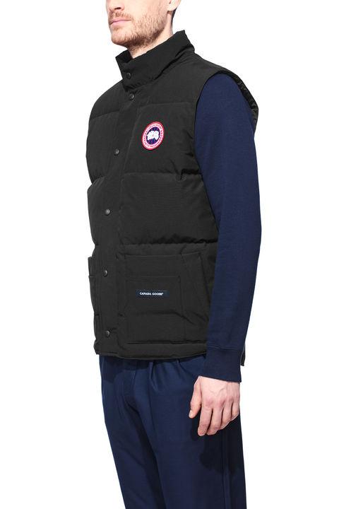 カナダグース メンズ ベスト&フリースタイル クルー Canada Goose Men's Freestyle Crew Vest Black