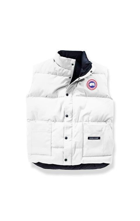 カナダグース メンズ ベスト&フリースタイル クルー Canada Goose Men's Freestyle Crew Vest White