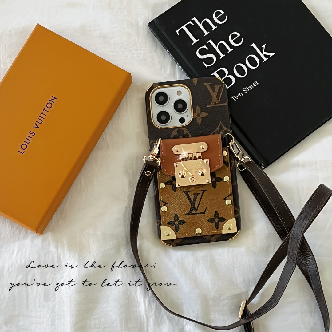 ルイヴィトン 携帯ケース シンプル 2色 レディース