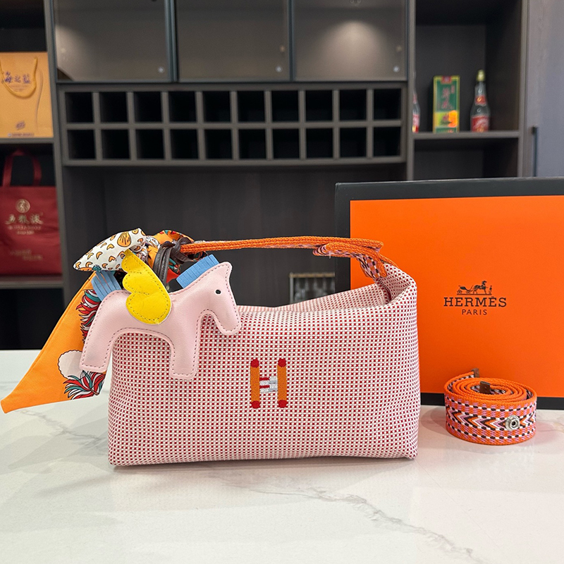 エルメス Hermes ハンドバッグ 化粧品バッグ ミニバッグ レディース