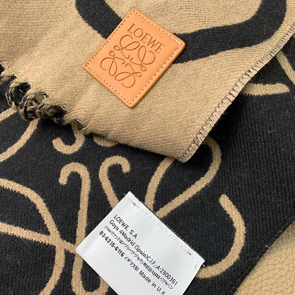 ロエベ LOEWE スカーフ マフラー ウール レディース メンズ