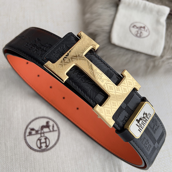 HERMES エルメス 牛革 ベルト 38MM 2色 穴あけ器を贈り