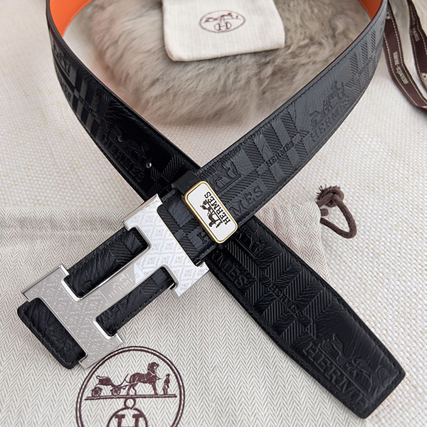 HERMES エルメス 牛革 ベルト 38MM 2色 穴あけ器を贈り