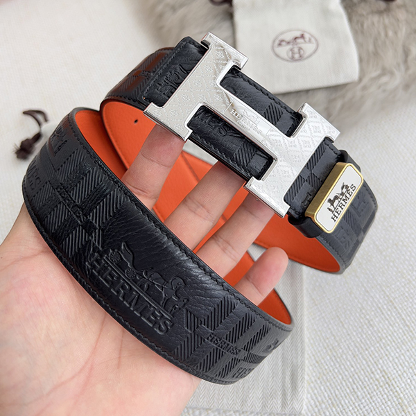 HERMES エルメス 牛革 ベルト 38MM 2色 穴あけ器を贈り