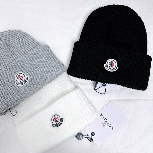モンクレール MONCLER 冬 ハット 帽子  暖かく 無地 