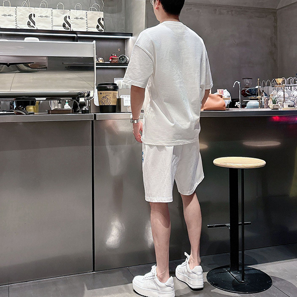 クロムハーツ Chrome Hearts コットン 半袖 Tシャツ ショートパンツ 2点セット セットアップ メンズ