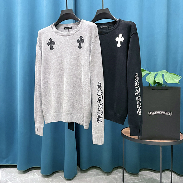 クロムハーツ Chrome Hearts  2色 ニット・セーター メンズ＆レディース
