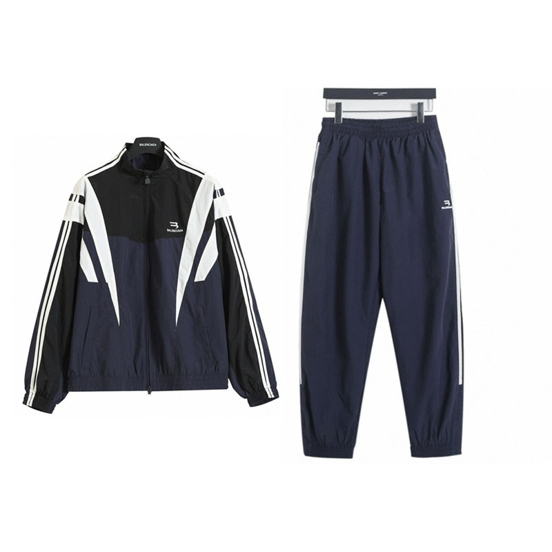 バレンシアガ Balenciaga 3B ロゴ トラックスーツ 上下セット セットアップ メンズ