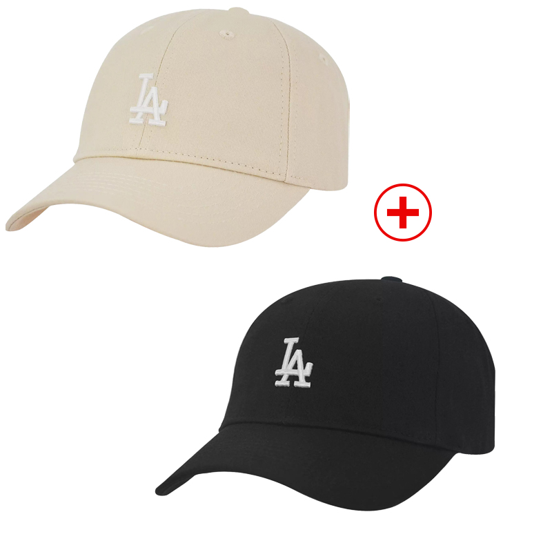 MLB ドジャース キャップ 野球帽子 カーブしたつば 2点セット 