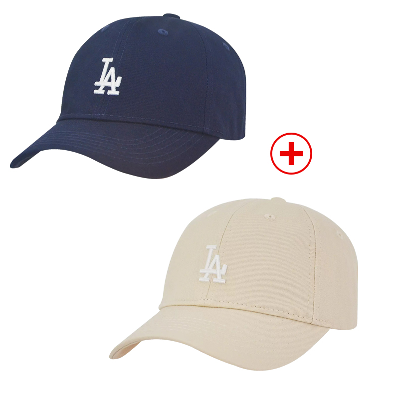 MLB ドジャース キャップ 野球帽子 カーブしたつば 2点セット 