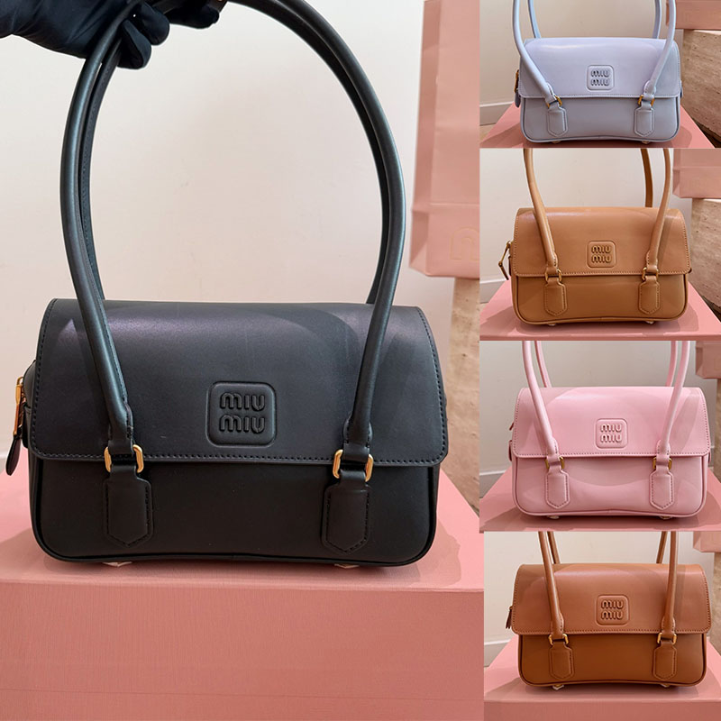 ミュウミュウ MIUMIU アルカディ レザー ショルダーバッグ