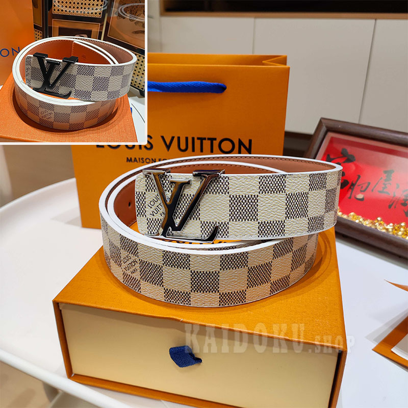 ルイヴィトン LOUIS VUITTON  ダミエベルト レザーメンズ