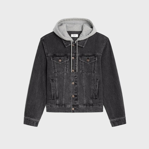 セリーヌ CELINE デニムトラッカージャケット ジャージー メンズ