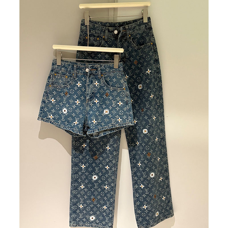 ルイヴィトン LOUIS VUITTON デニムパンツ 洗練カジュアル レディース メンズ
