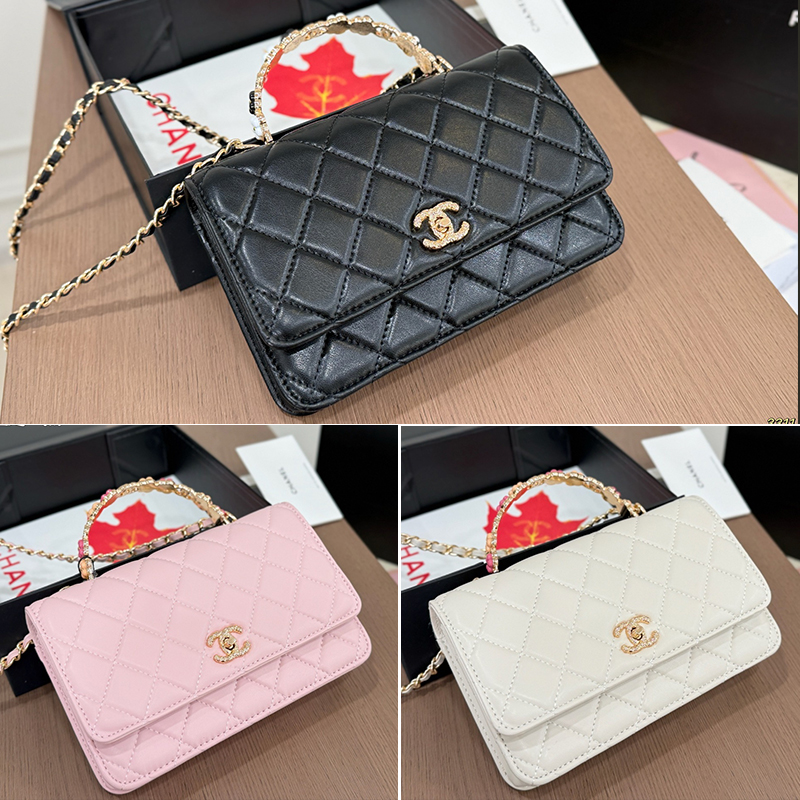 シャネル CHANEL WOC コントローラーハンドバッグ ココマーク レディース