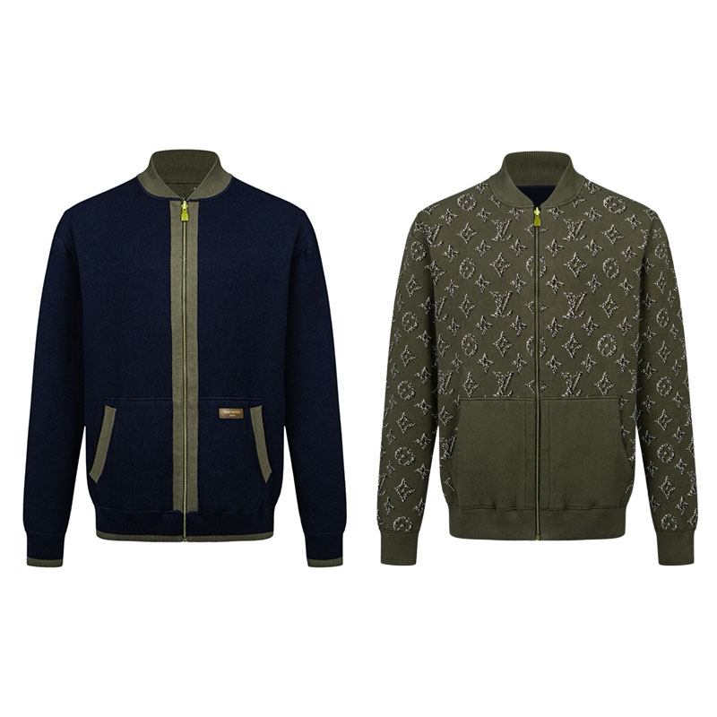 ルイヴィトン LOUIS VUITTON ジャカード ボンバー ジャケット メンズ