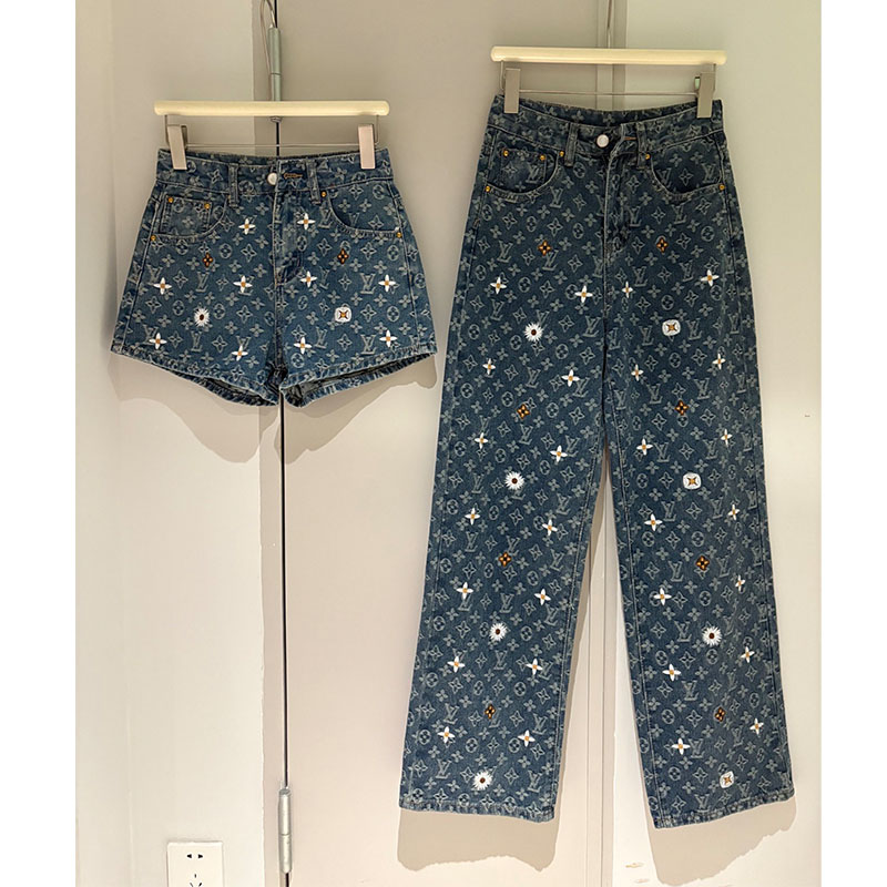 ルイヴィトン LOUIS VUITTON デニムパンツ 洗練カジュアル レディース メンズ