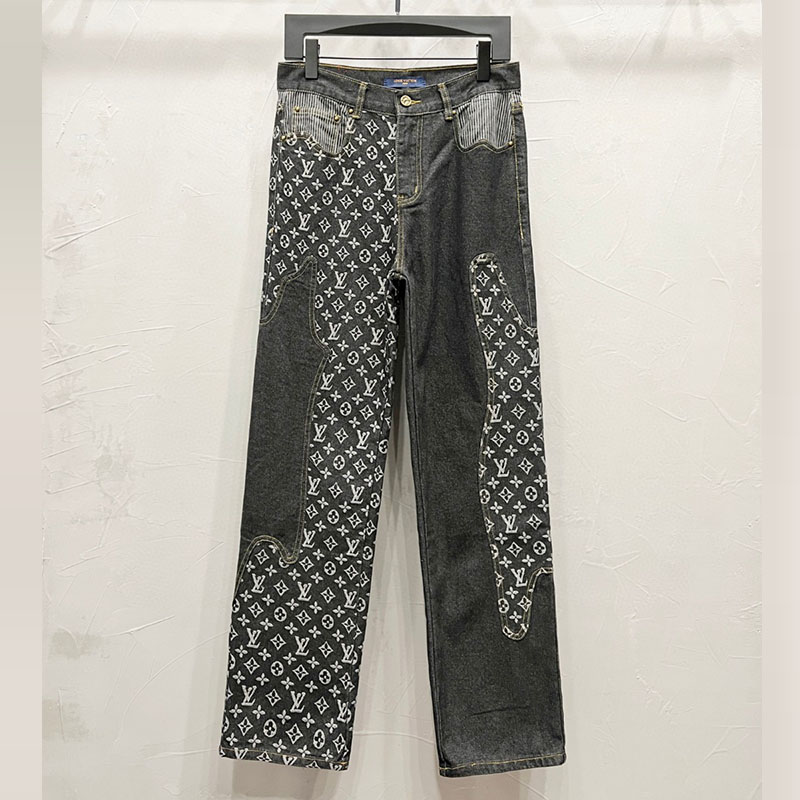 ルイヴィトン LOUIS VUITTON NIGO クレイジー モノグラム デニムパンツ ボトムス メンズ