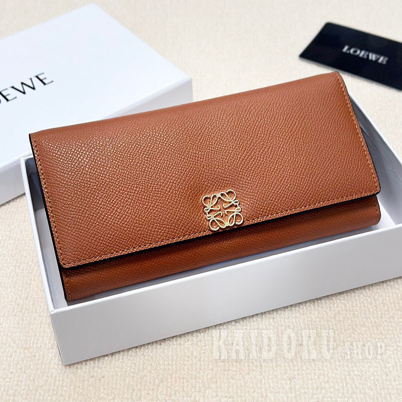 ロエベ LOEWE レザー 長財布 3色 レディース