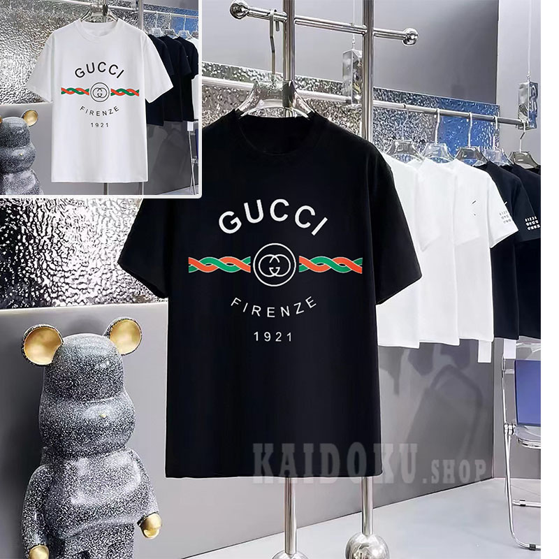 グッチ GUCCI オーバーサイズコットンジャージーTシャツ 3色メンズ