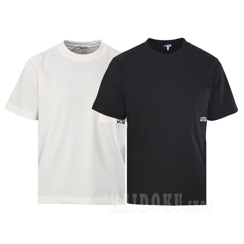 ロエベ LOEWE 2026Fw アナグラム ポケット リラックスフィット Tシャツ メンズ