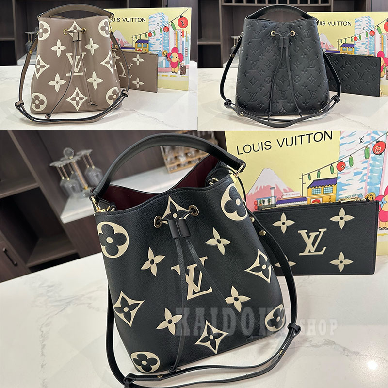 ルイヴィトン LOUIS VUITTON M45497 ネオノエMM バイカラーモノグラムアンプラント ショルダーバッグ レディース
