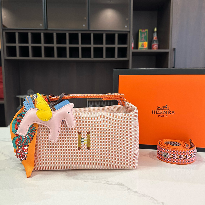 エルメス Hermes ハンドバッグ 化粧品バッグ ミニバッグ レディース