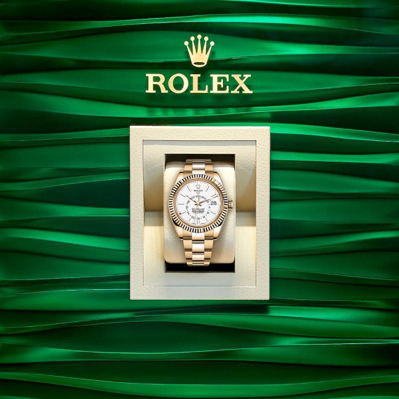 ROLEX スカイドゥエラー 自動巻き ホワイト 文字盤 m326938-0005 メンズ