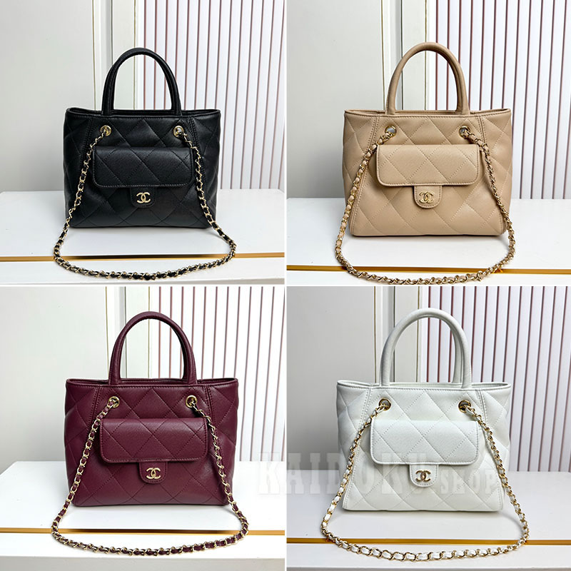 シャネル CHANEL キャビアスキン トートバッグ ショルダーバッグ 4色 レディース