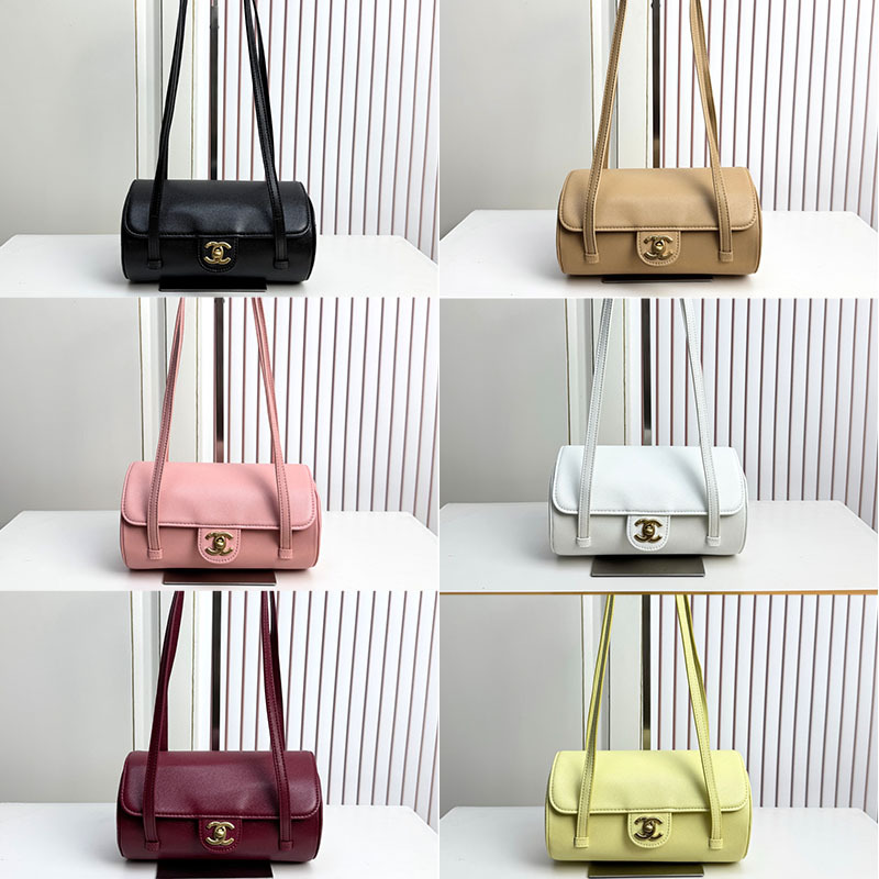 CHANEL プレッピーココ 筒型ショルダーバッグ 全カラー