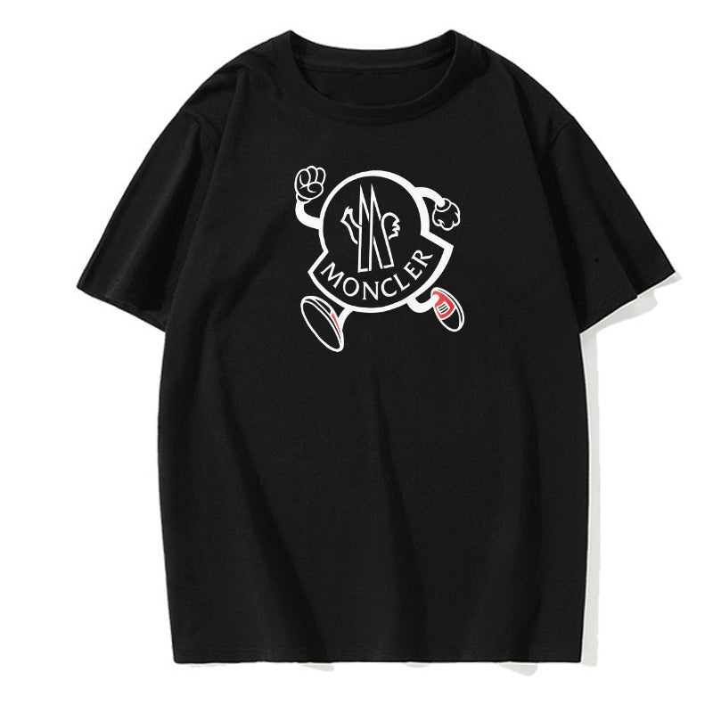 MONCLER Tシャツ 白 黒 無地