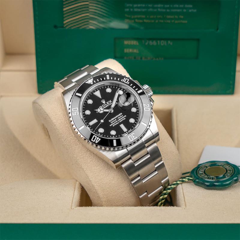 ROLEX サブマリーナー 自動巻き ブラック 文字盤 m124060-0001 メンズ