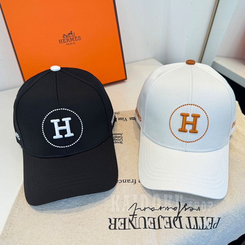 エルメス hermes 野球帽子 キャップ 2色 メンズ