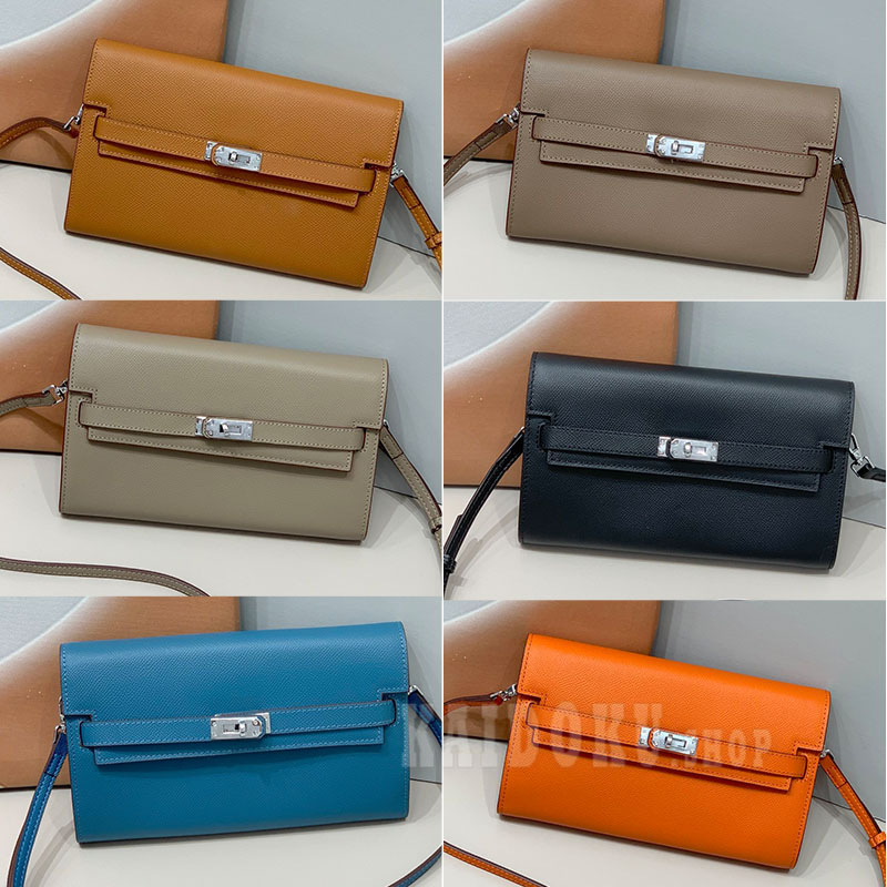 エルメス HERMES ケリーウォレット ショルダーバッグ6色 レディース