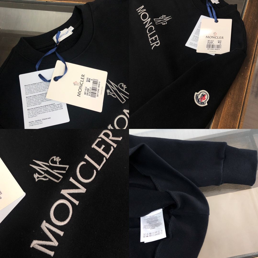 モンクレール MONCLER パーカー トレーナー 長袖 丸襟 カジュアル 人気  秋服 メンズ