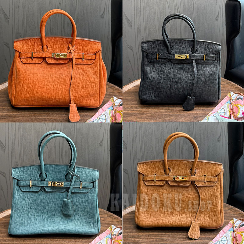 エルメス HERMES バーキン25 オレンジ 付属品付き ハンドバッグ 4色 レディース
