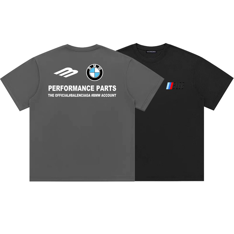 バレンシアガ（BALENCIAGA）x BMW 新作 3色 Tシャツ 半袖 メンズ＆レディース
