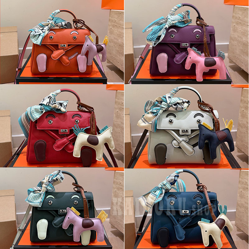 エルメス ケリードールバッグ 20CMフェイスデザイン 6色ハンドバッグ レディース